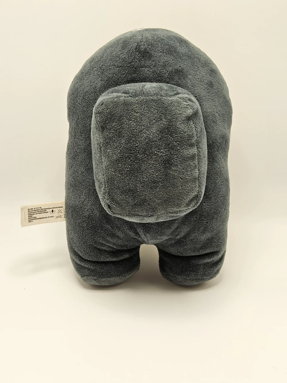 Among Us Plush Crewmate - Dark Gray with Light Blue Visor